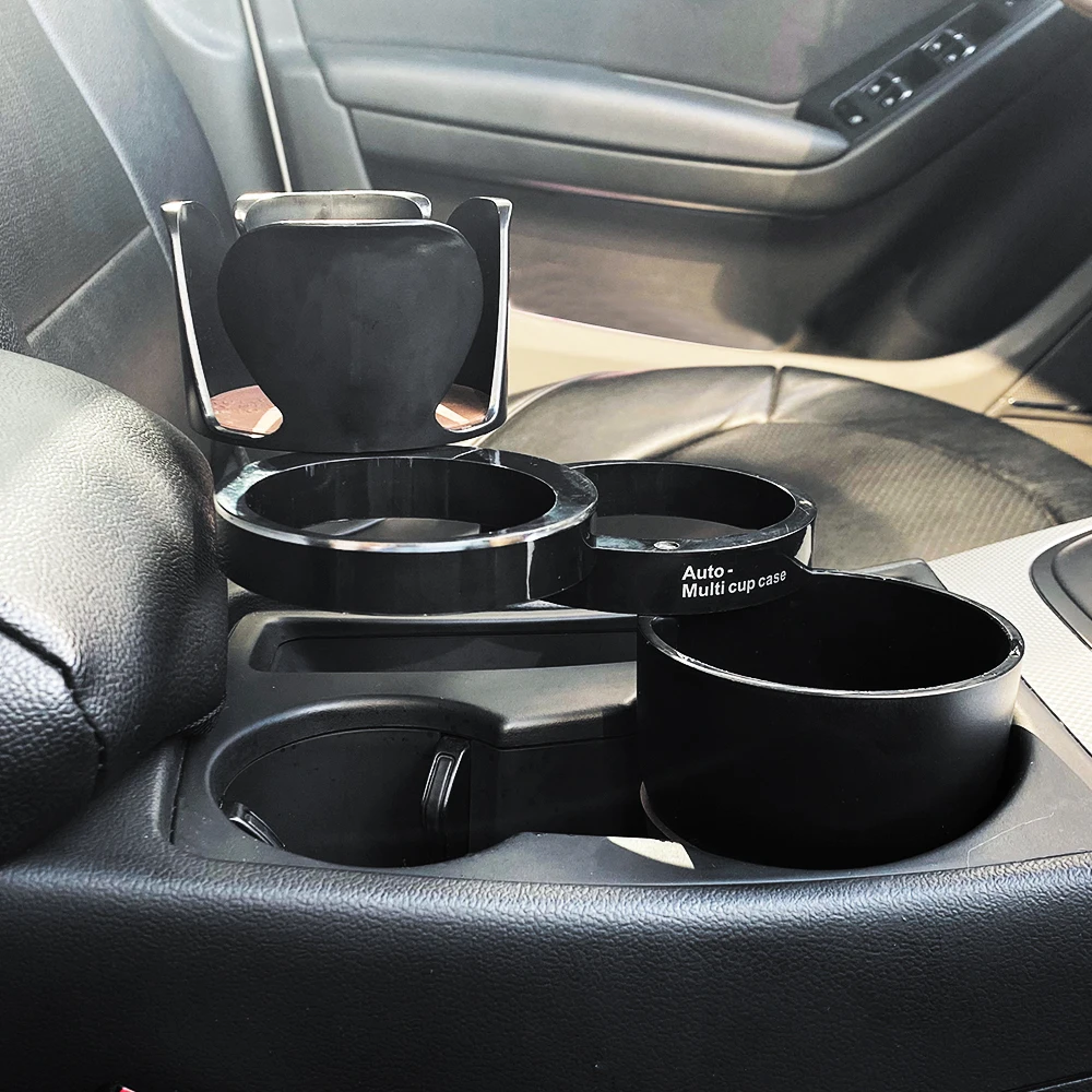 Hot Sale Multi Function Adjustment Black Abs Car Coffee Cup Holder Car Cup Holders Cup Holder For Car