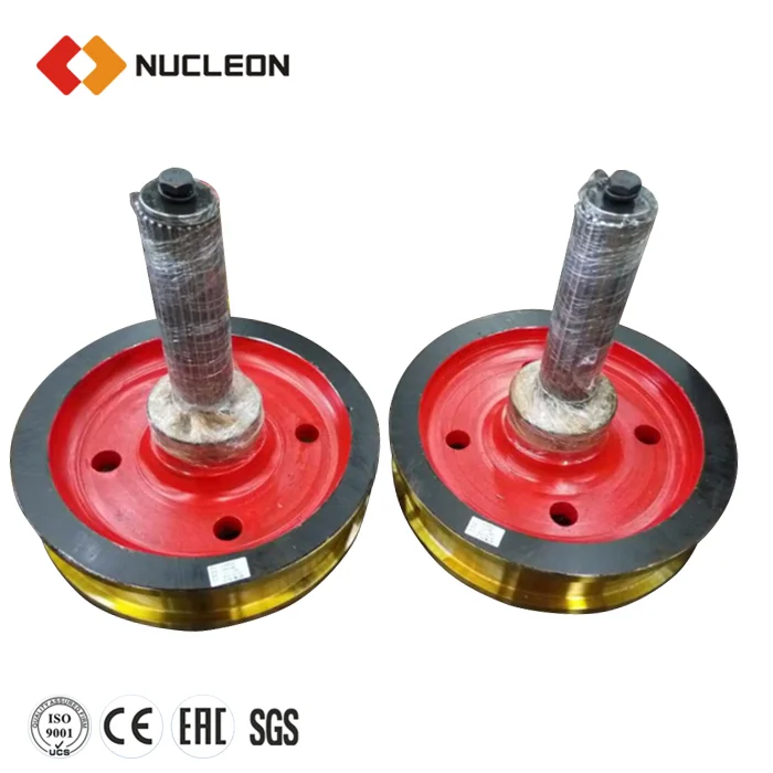 Кованые стальные колеса крана для мостового крана, козлового крана