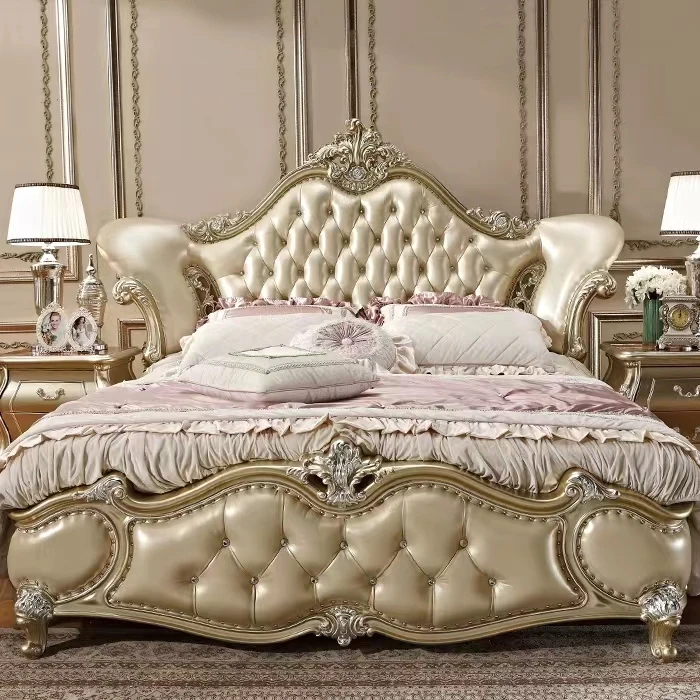 Elegant Italian furniture design european bedroom furniture sets