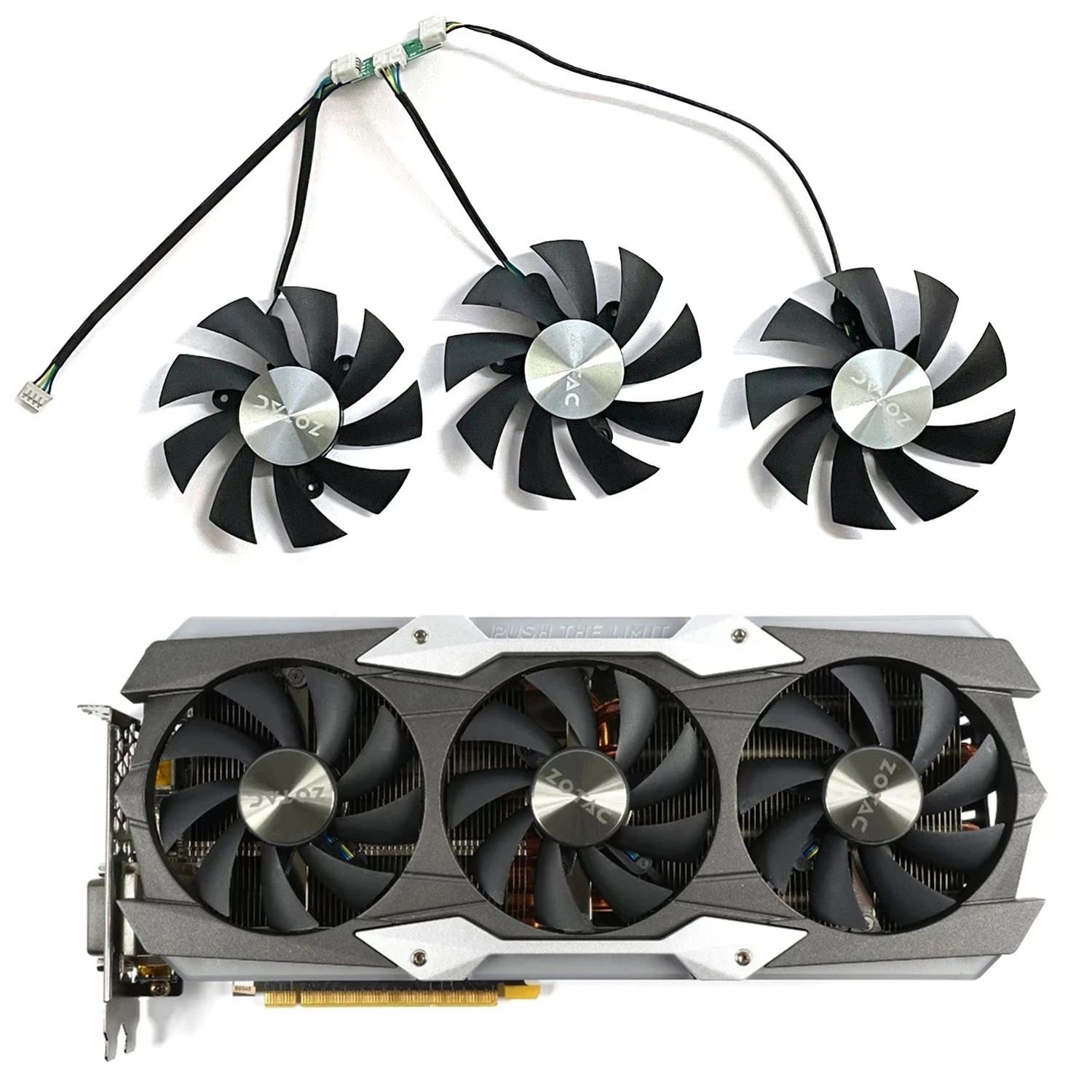 Новый 87 мм DC 12 В 0.46A 4PIN Zotac GTX1080Ti GPU кулер для Zotac GTX1080Ti Amp Extreme GTX 1080 Ti Core Графический кулер