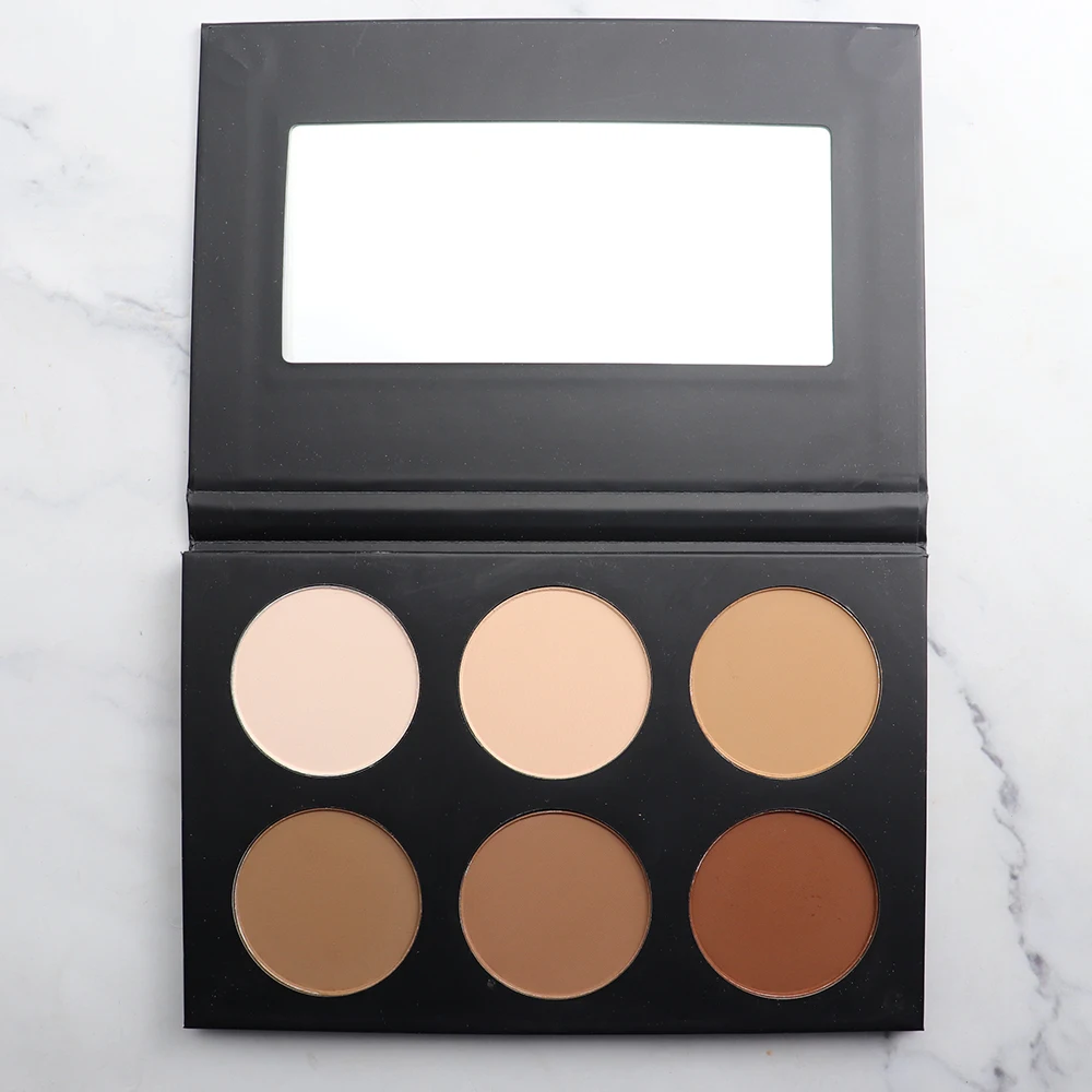 6 colors Contour Palette Private Label Contour Bronzer Make Up Palette