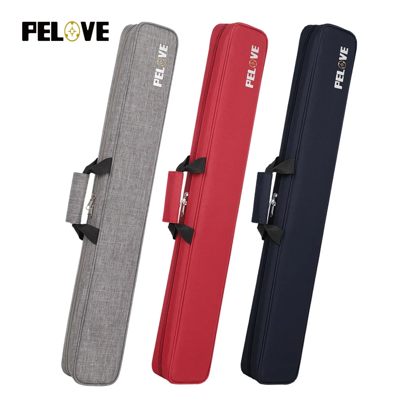 Five colors professional can be installed a set of billiard cue with inner pocket billiard cue bag soft cue case billiard