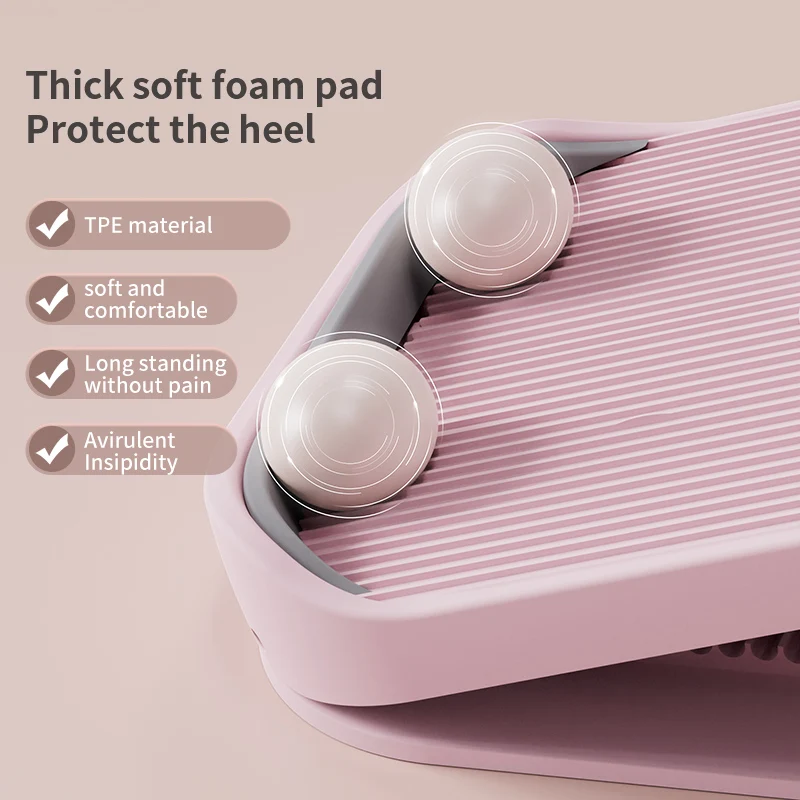 Adjustable Calf Ankle Slant Board Portable Home Exercise Fitness Instrument Foot Massage Incline Board Foot Step Platforms