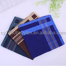 Высококачественный мягкий мужской носовой платок из 100% хлопка