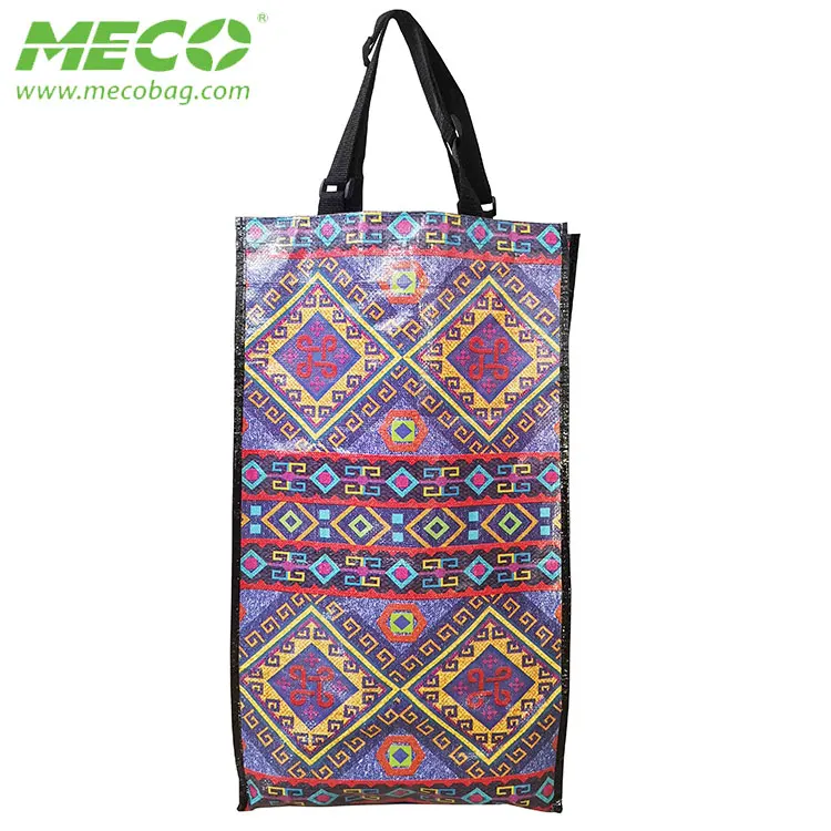 High Quality New Style Foldable Custom Promotional Reusable Supermarket Wheels Trolley Shopping Bag With Wheels