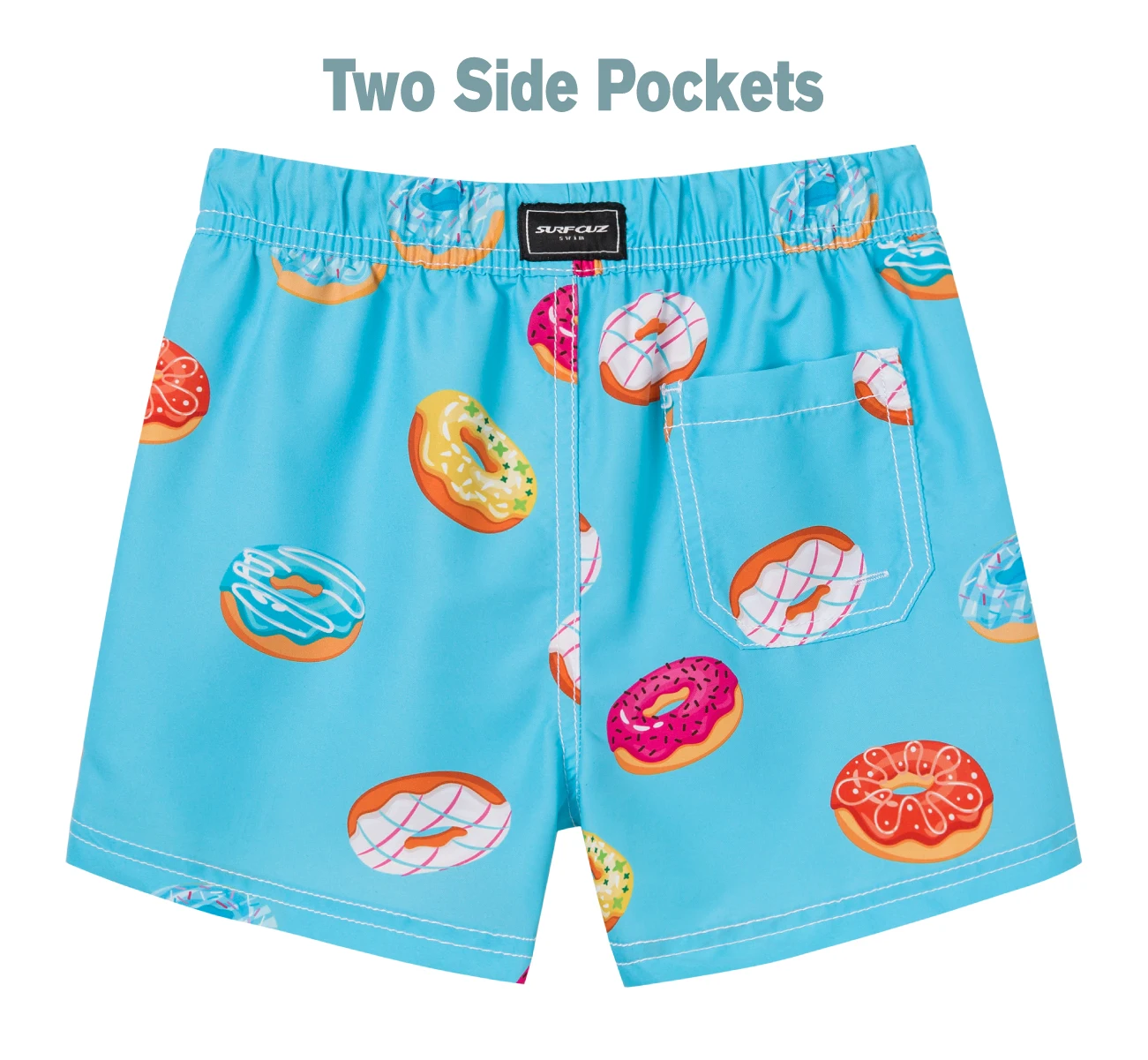 Custom boys chilid  swim shorts fitted beach surf board shorts with soft mesh lining