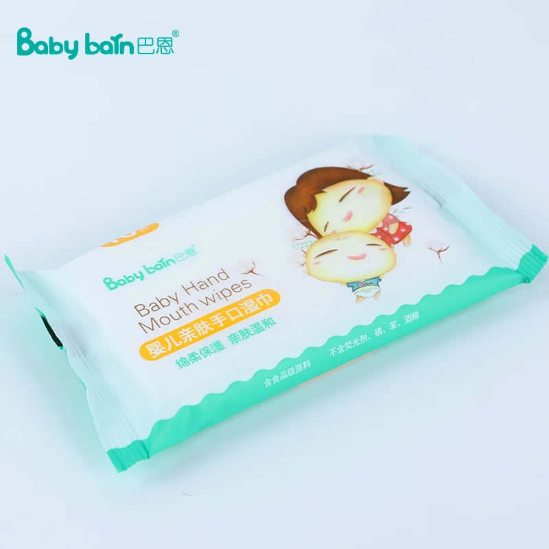 OEM Baby Wipes Cotton Wet Wipes Factory Price Sensitive Newborn Unscented Free Sample