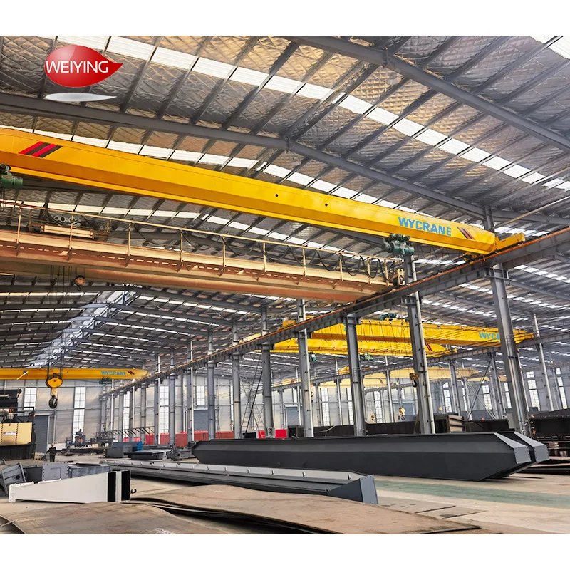 WEIYING CRANE Electric 5 10 15 20 ton Single Beam Overhead Bridge Crane