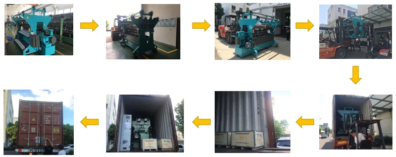 New Type RSP Single Needle Bar fish net making machine Knotless fish net machine