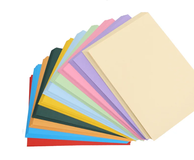 high quality  A4 construction color paper & paperboard printing printed color paper