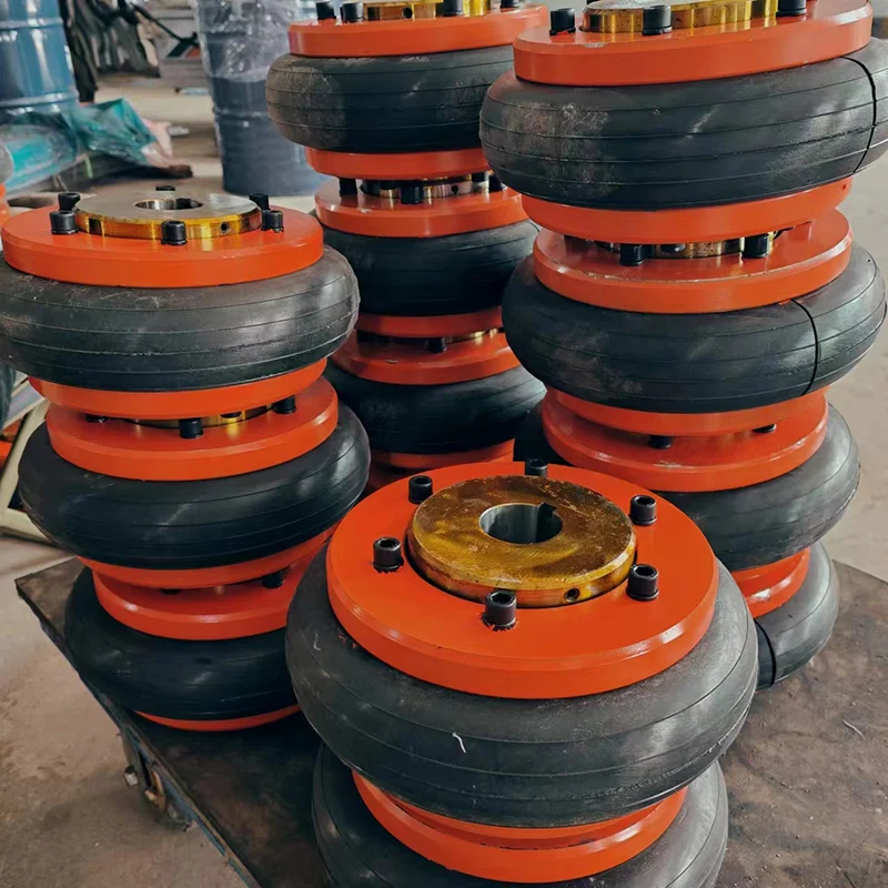 F Type Flexible Couplings Cast Iron Borer Fenaflex Flex Multi Angle Pump Motor Rubber Tire Tyre Coupling With Flange