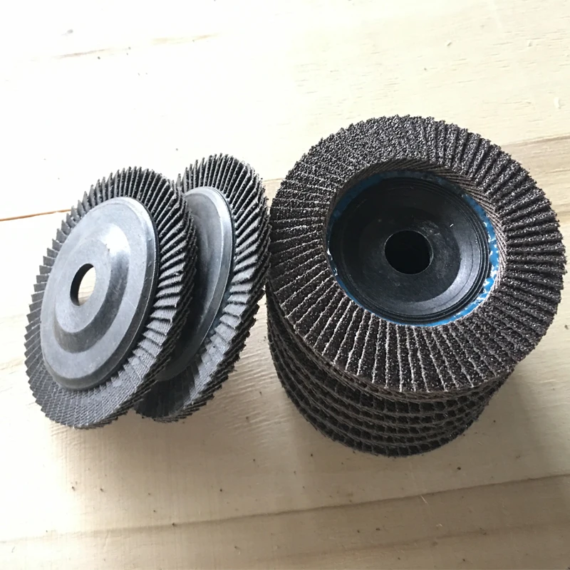 Пластиковая подложка 4,5 дюйма, кальцинированные шлифовальные диски из оксида алюминия и наждачной бумаги