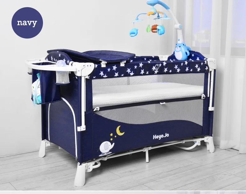 
High quality baby play pen safety baby game yard with net fabric 