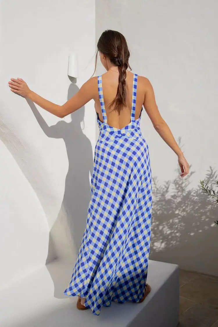 New Arrival Elegant Floral Print Dresses Lady Sexy Suspender Dresses Streetwear Vestido Summer Dress