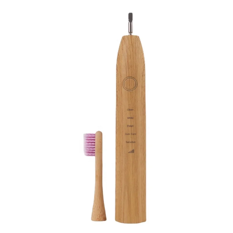 CE approved Eco friendly environment rechargeable sonic tooth brush bamboo electric toothbrush