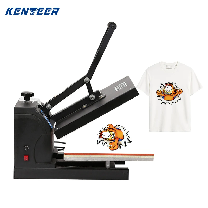 Kenteer 38*38cm flat heat press machine heat press machine 15' t shirt heat press machine price for t shirt