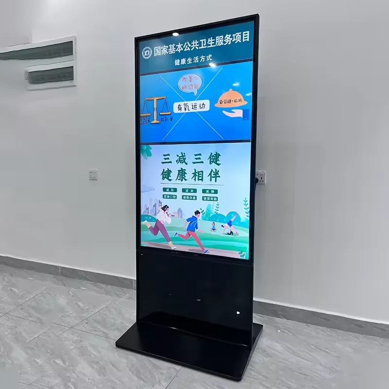 Floor Stand advertising sign indoor Display Screen Video Wall Full Color Digital Signage and Display indoor advertising