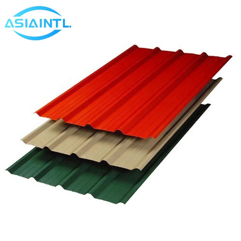 Sheet Galvanized Corrugated with Color Steel Plate Zinc Sandwich Panel Red Anti Time Roof