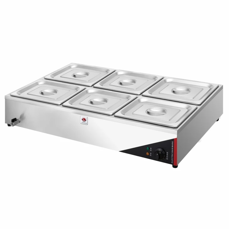 2023 новый высококачественный Электрический Bain Marie из нержавеющей стали для ресторанов и отелей