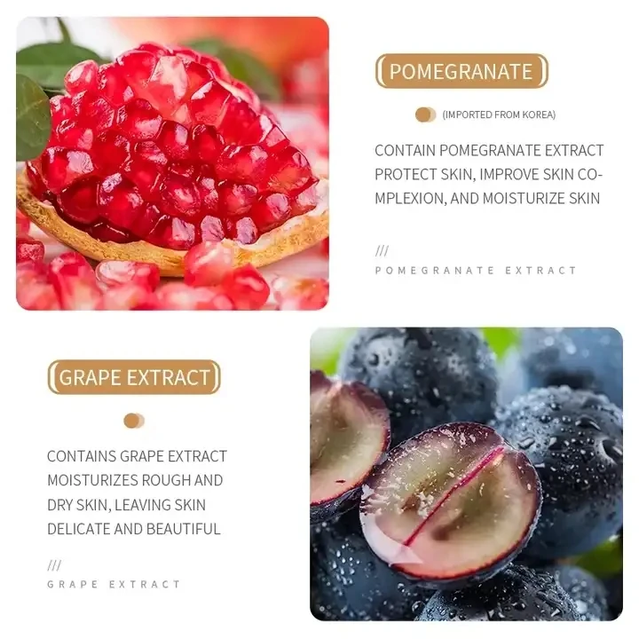 OEM BIOAQUA wholesale herbal rice anti aging moisturizing whitening face serum eye cream skin care set