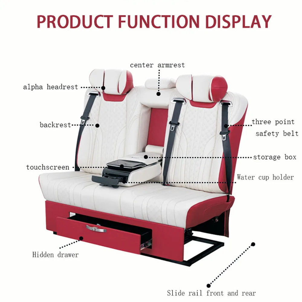 VIP Electric Commercial Car rear back auto electric Seat for Alphard Vellfire VITO V Class sprinter hiace