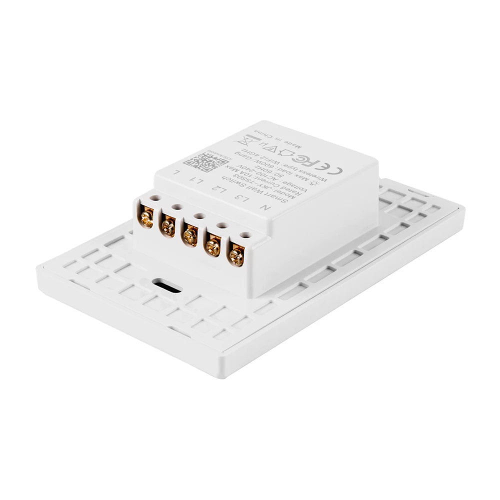 
Tempered glass touch Wifi Smart Light Switch Glass Screen Touch Panel Voice Control Wireless Wall Switches Remote with Alexa Goo 