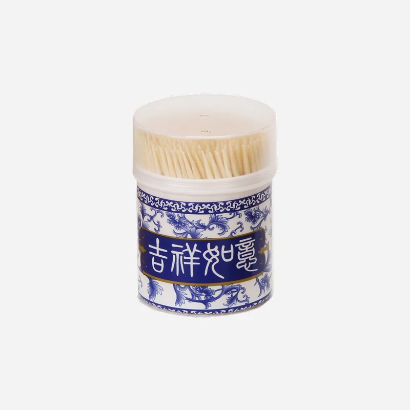 Low price Wholesale 65mm * 2.0mm Bamboo Toothpick Bottled packing toothpicks 100% Bamboo materials  Disposable Bamboo Toothpicks