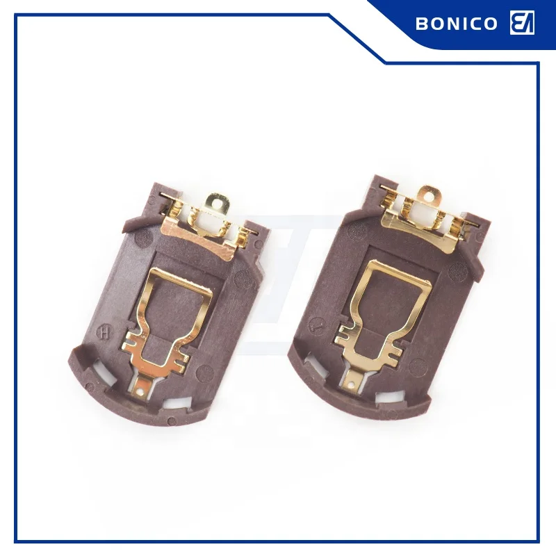 Gold Plated SMT/SMD CR2032 Holder With Surface Mounting Battery Connector
