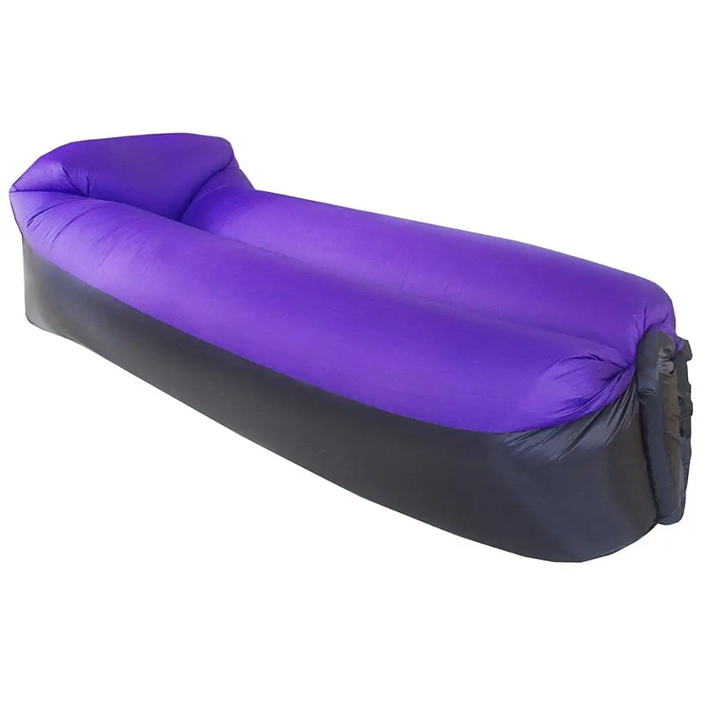 Inflatable Lounger Portable Waterproof Sleeping Air Sofa Lazy Bag with Pillow