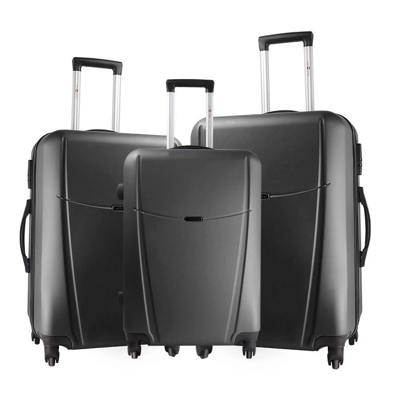 Export to Denmark Great Quality 100% ABS Luggage case travel Bag Trolley Suitcase Double wheels Spinner Luggage 2021 For men