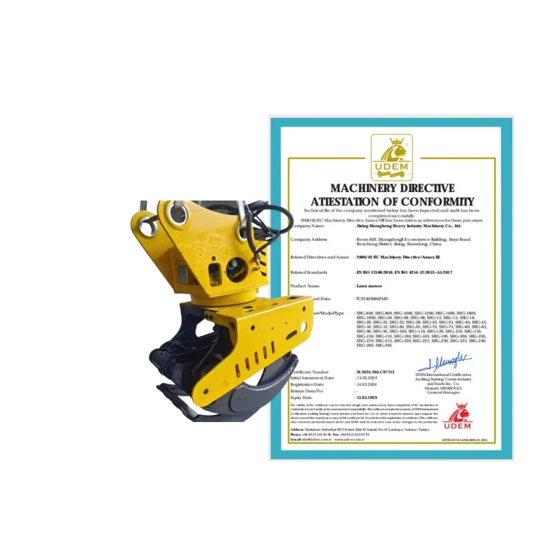 Hydraulic Log Grab Saw Timber Rotating Wood Grapple Saws Excavator Tree Cutter Clamp Saw