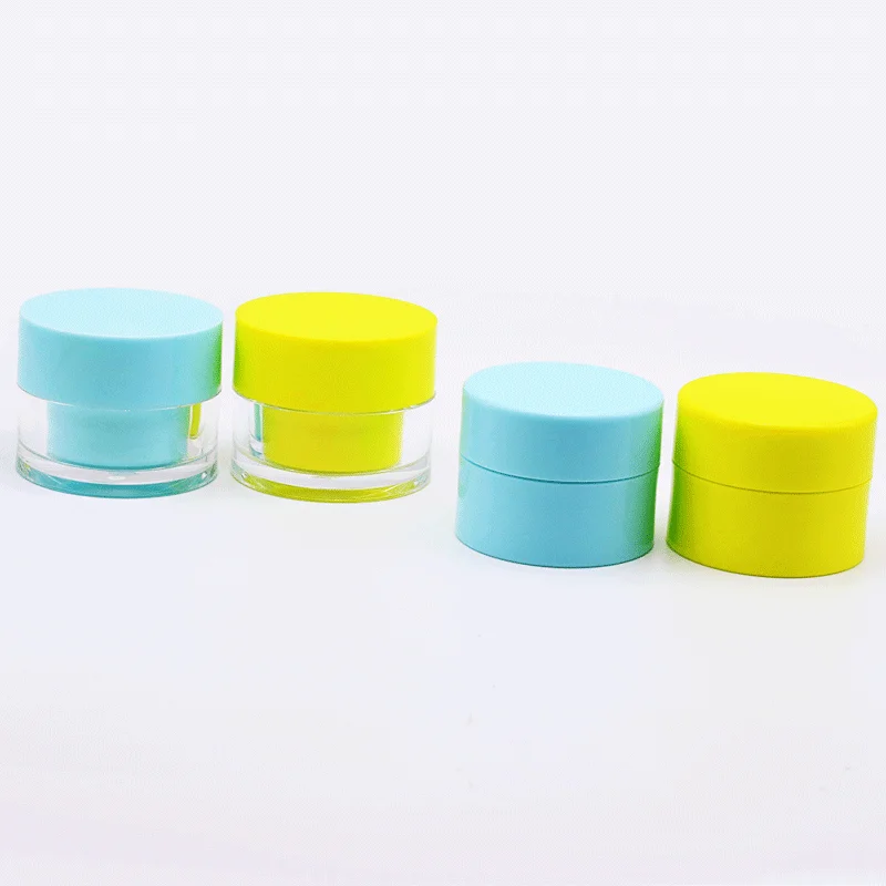 Custom 30g 50g Cosmetic Skincare Container 30ml 50ml Round Empty Luxury Plastic Face Cream Acrylic Cosmetic Jars