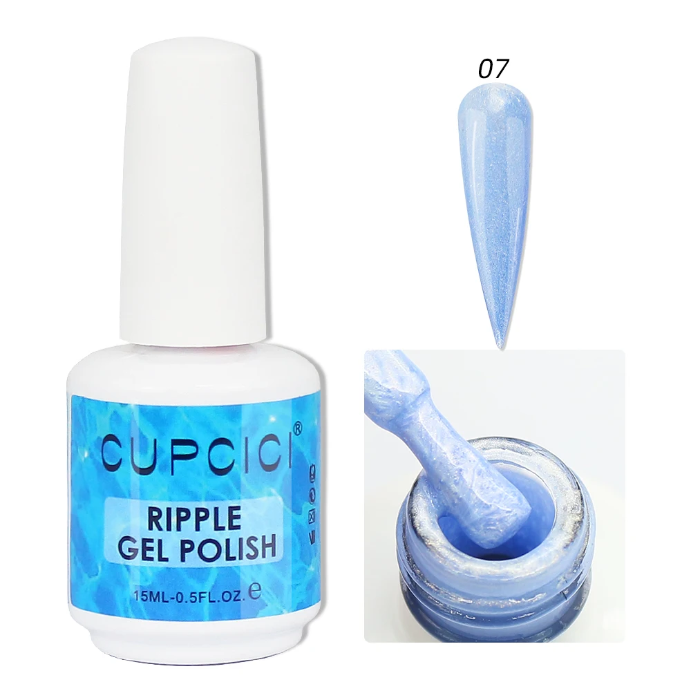 BIN New Hot selling Macaron Color Palette uv gel nail polish Magic Ripple Nail UV Gel Polish