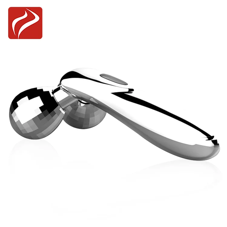 Новые товары 2020 Серебряный 3D массажный ролик массажер для лица