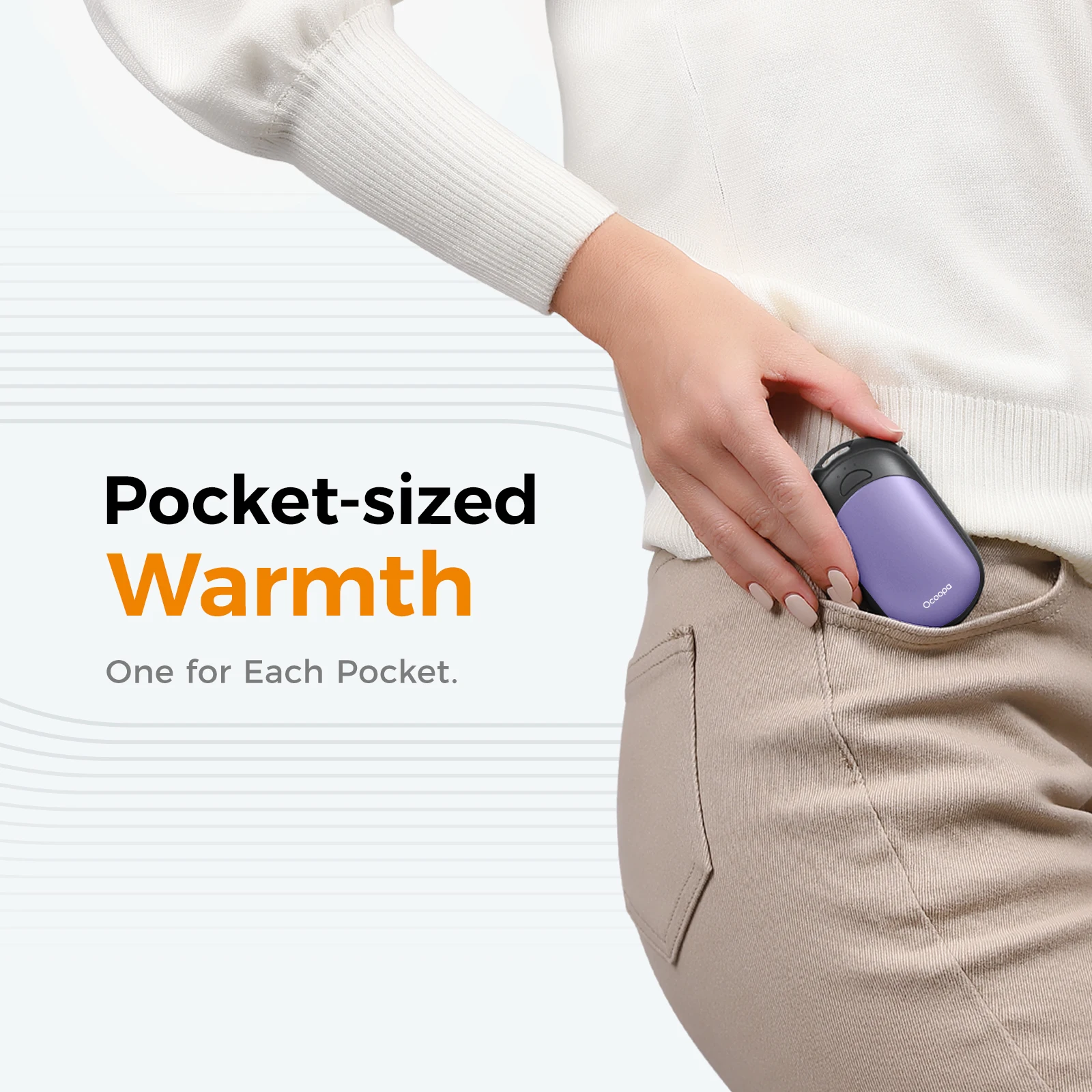 Custom Chargeable Heated Hand Warmers Mini Reusable Electric Outdoor Rechargeable Portable Heater Hand Warmer usb