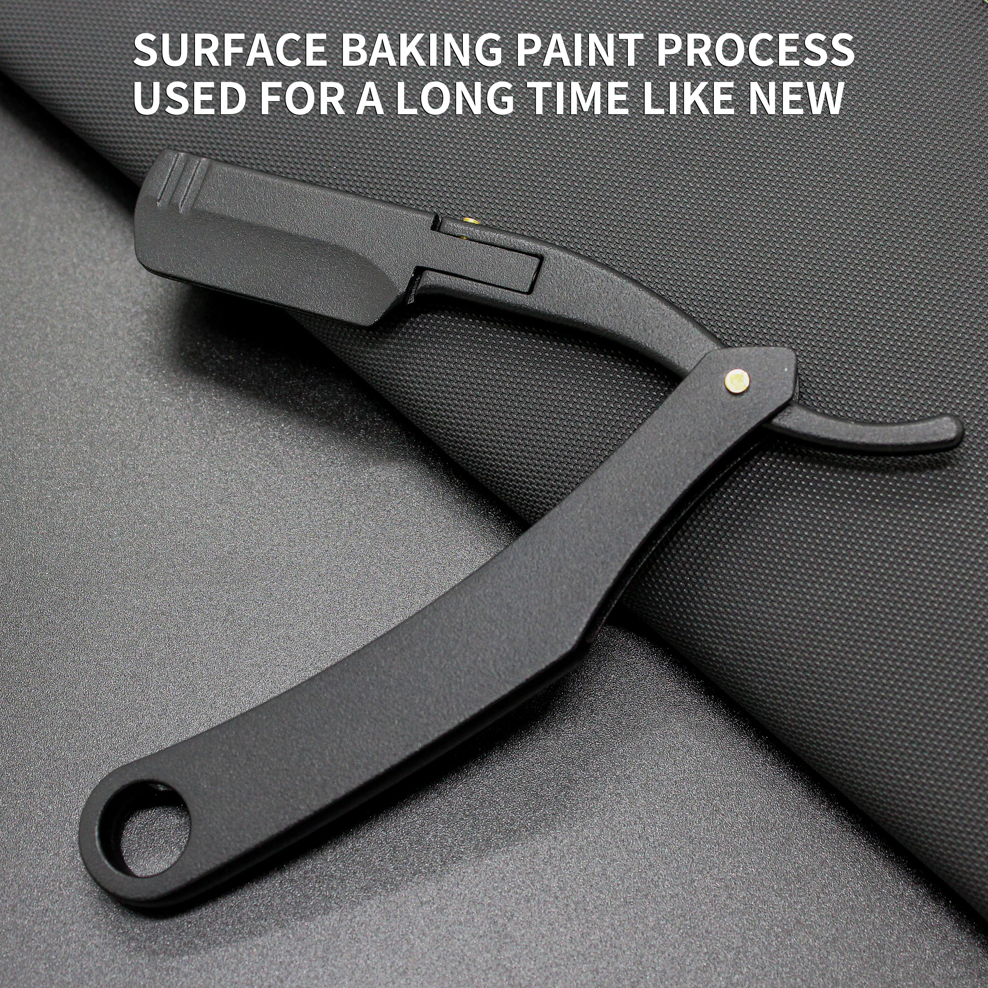 Cut Throat Shaving Straight Razor alloy Barber Sharpen Straight Razor Shave German Safty Shaver Throat Razors Handle