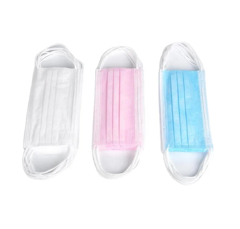 Китай оптовая продажа медицинская хирургическая маска нетканые 3 одноразовая медицинская маска с тремя складками маска хирургическая маска производитель,