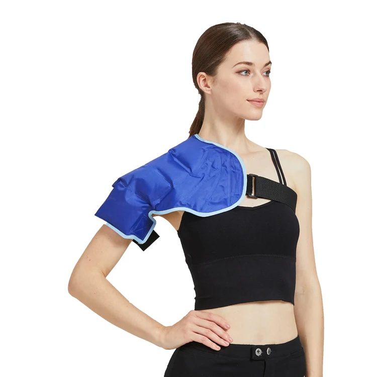 Hot Selling Factory Custom Reusable Hot Cold Pack Shoulder Ice Pack Wrap with Strap
