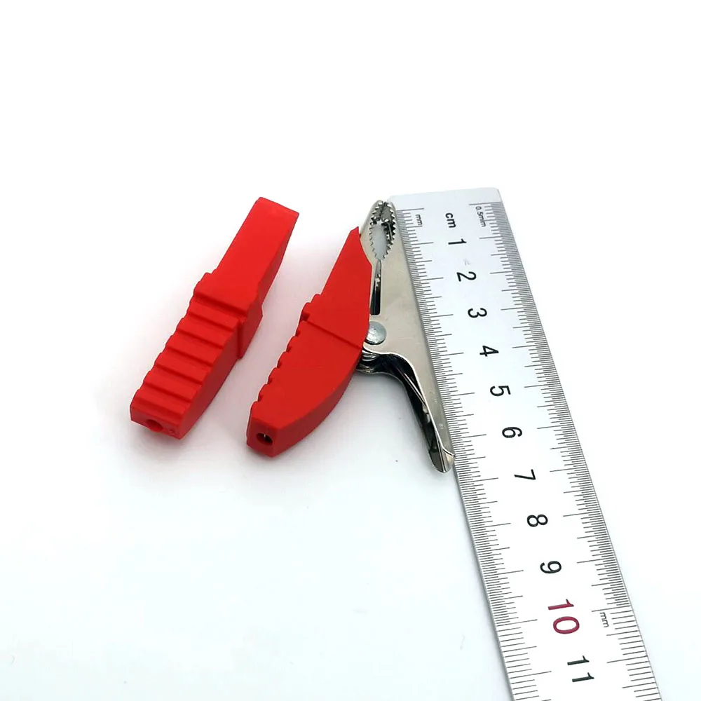 65 мм 5A, электрическая распределительная пластиковая медным покрытием Авто Резиновые зажимы типа «крокодил»