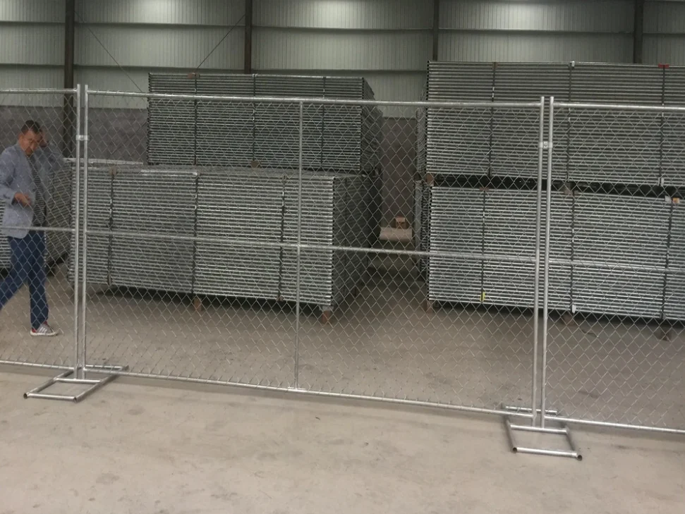 Construction Site Temporary Site Safety Metal Fence Temporary Swimming Pool Fencing Chain Link Temporary Fence Panels