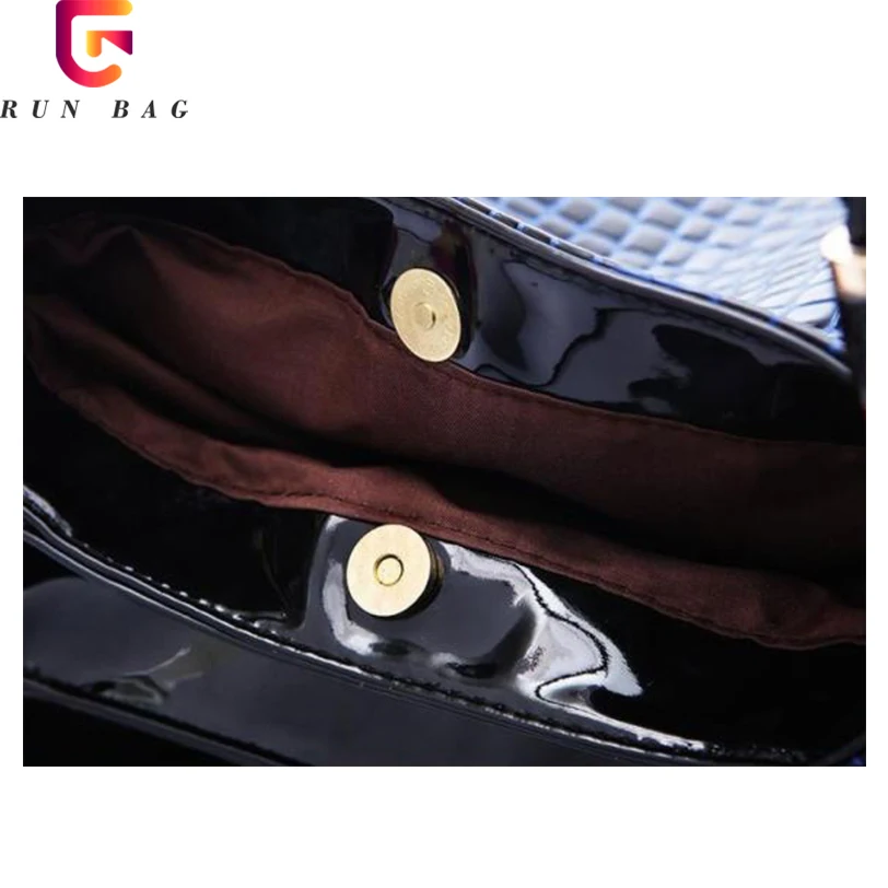 
Free Sample Satchel Shoulder Tote Bags High Quality Crocodile PU Leather Handbags For Women 