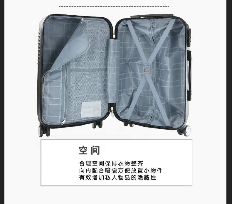 Fashion luggage travel bags cases  luggage sets suitcase