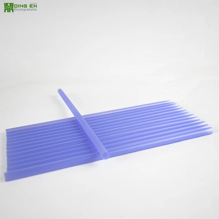 Environmental protection beverage rice corn material degradable straw production equipment