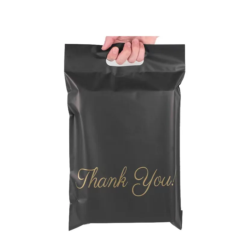 High Quality Custom Printed Logo Mailing Bags with Handle New Materials Good Price  Pouch Recyclable Surface Gravure Printing