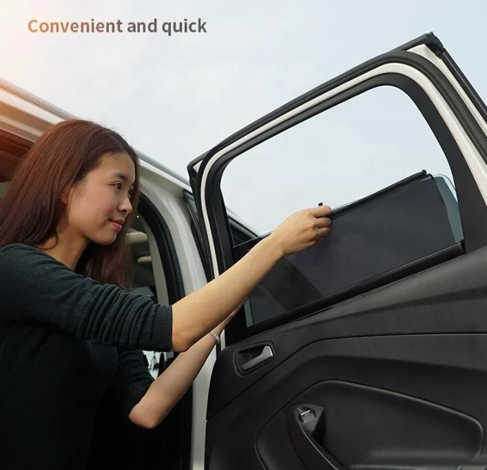 Фабрика рулон Солнцезащитная шторка для автомобиля с роликовым механизмом класса люкс на заказ подходит козырек от солнца бокового окна шторы в простом стиле для COROLLA, комплект из 2 предметов