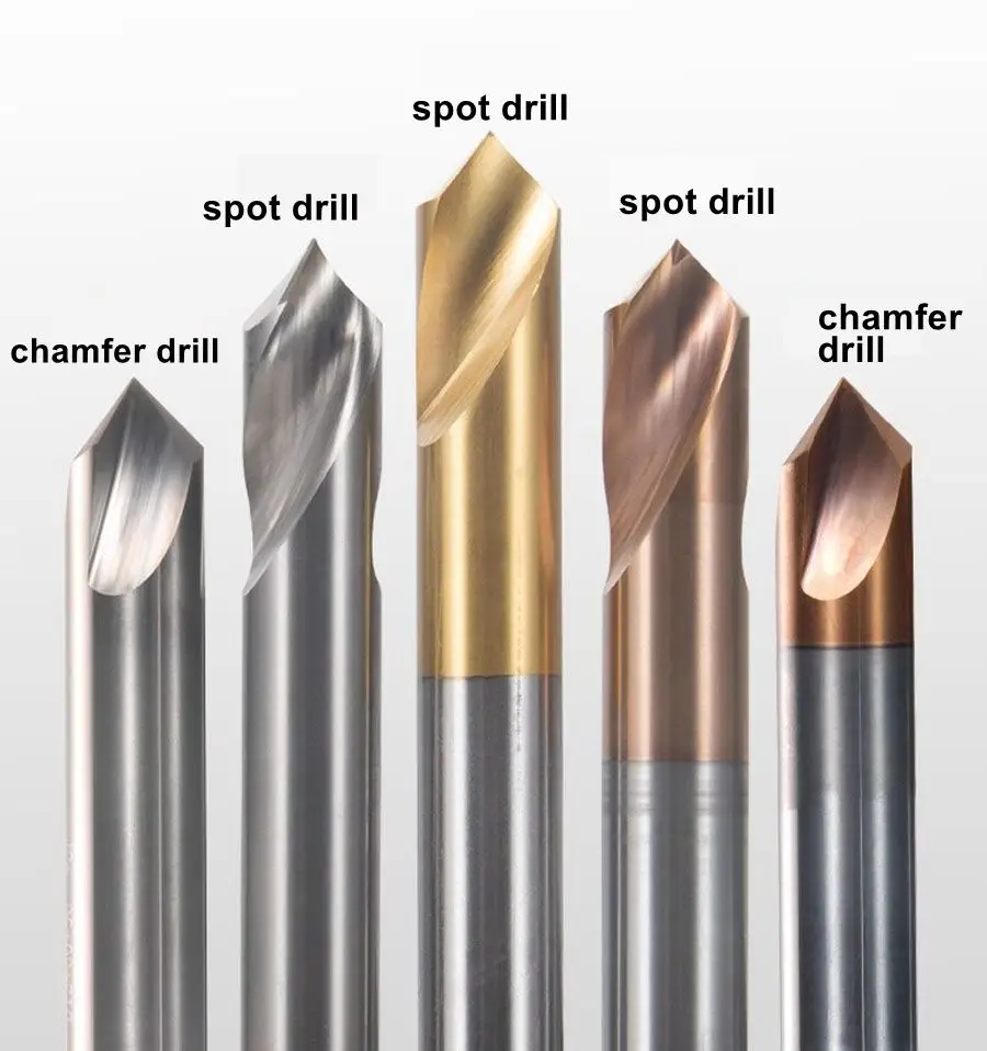 HSS tungsten carbide chamfer center drill spot drill bits