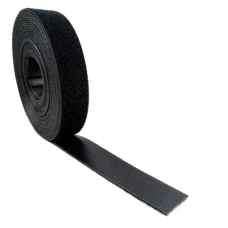 Double sided back to back hook and loop cable hook loop tie