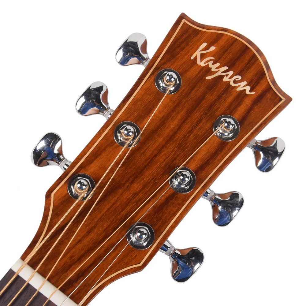 Maple fingerboard inlay solid spruce top  acoustic guitar cutway