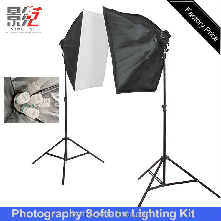 Photography Video Studio Light Kit with Lighting Stand and Photography Backdrops