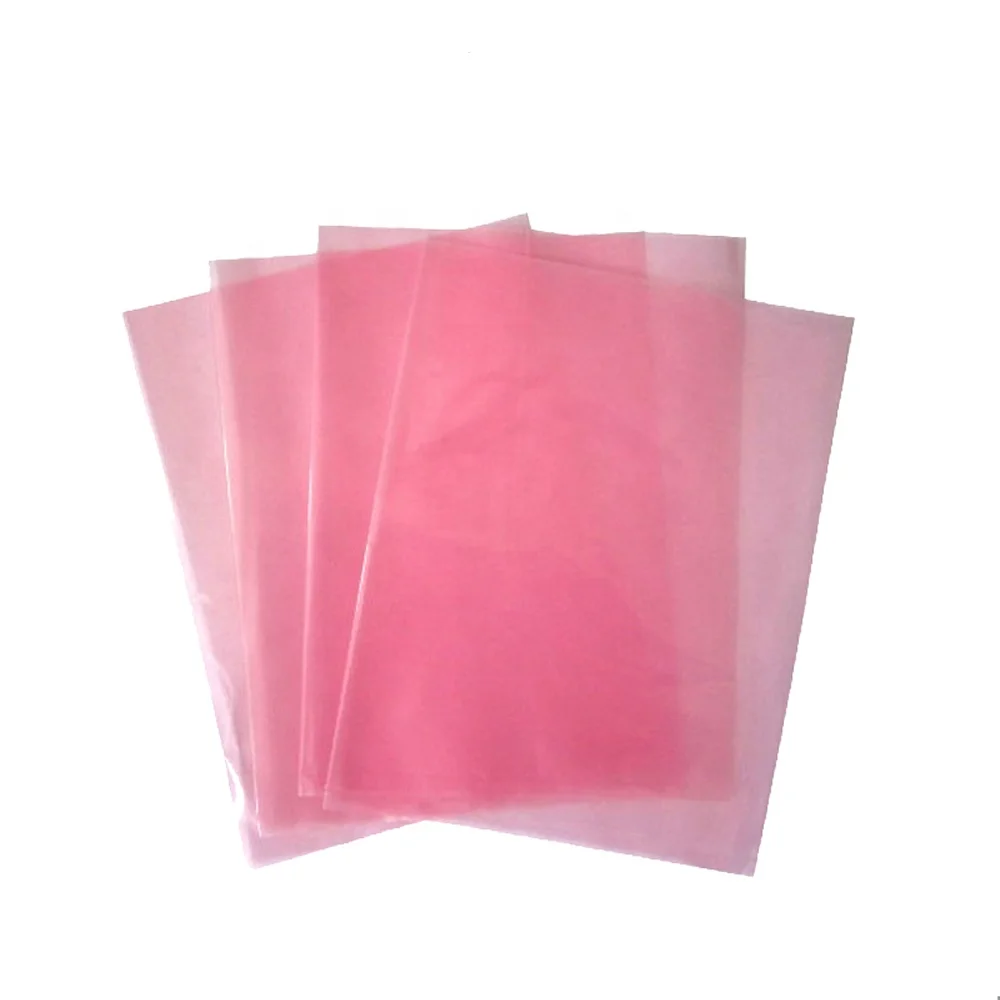 Low Cost Custom Offset Printing Colored Red Blue Translucent Anti Static Pe Bag Plastic LLDPE Bag Ldpe Electronics AntiStatic